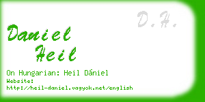 daniel heil business card